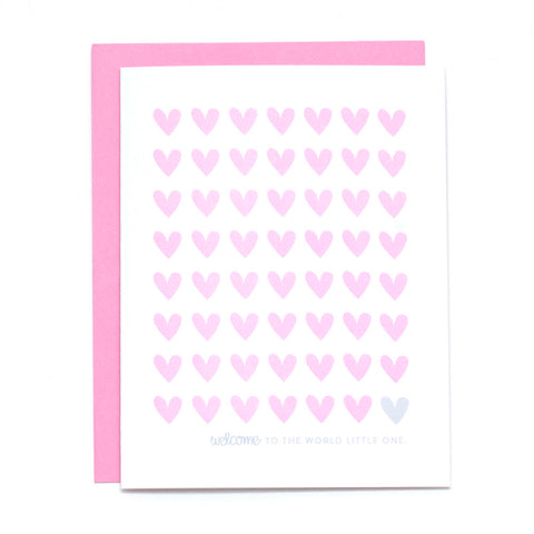 Welcome Baby Girl Card