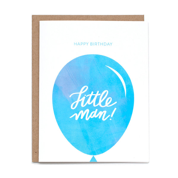Happy Birthday Little Man Card