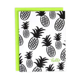 Hello Pineapple Blank Cards