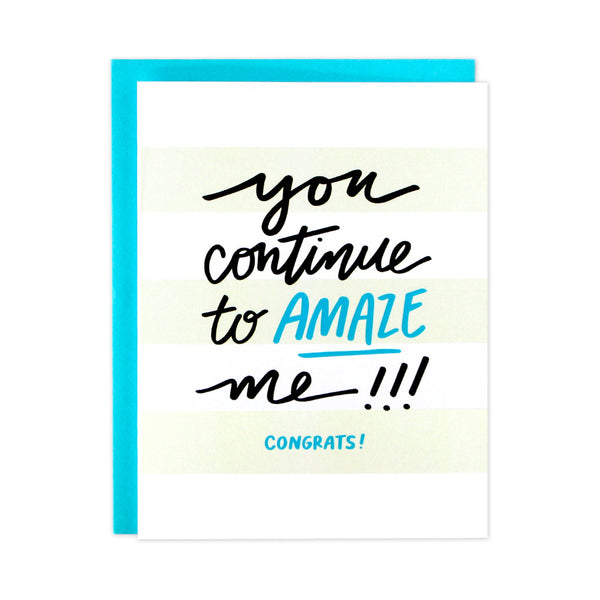 Amaze Me Congrats Card