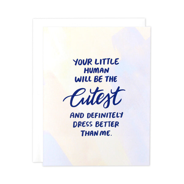 Little Human Baby Card