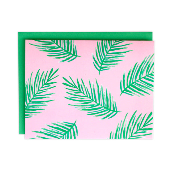 Tropical Palms Blank Cards