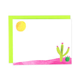 Desert Cactus Flat Notecards
