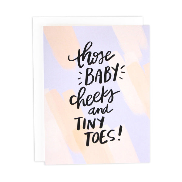 Tiny Toes Baby Card