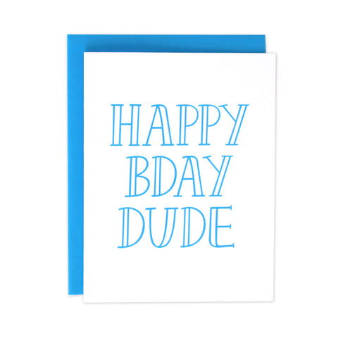 Happy Birthday Dude